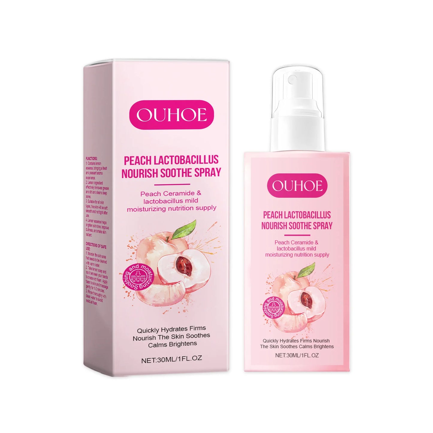 Ouhoe Lactic Acid Facial Mist For Hydration And Oil Control