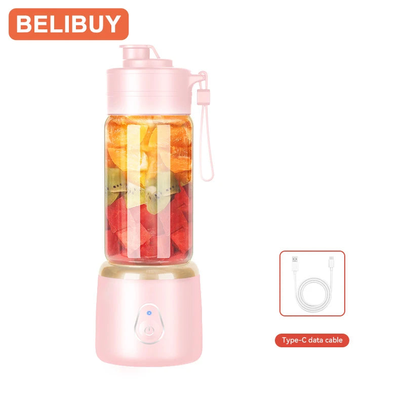 Portable Blender Juicer USB Rechargeable Smoothie Maker