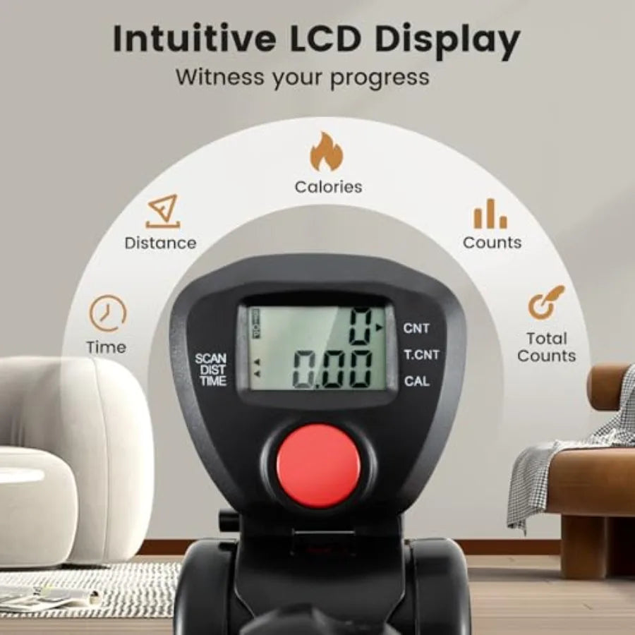 Pedal Exerciser For Seniors Indoor Fitness Equipment With Adjustable Resistance