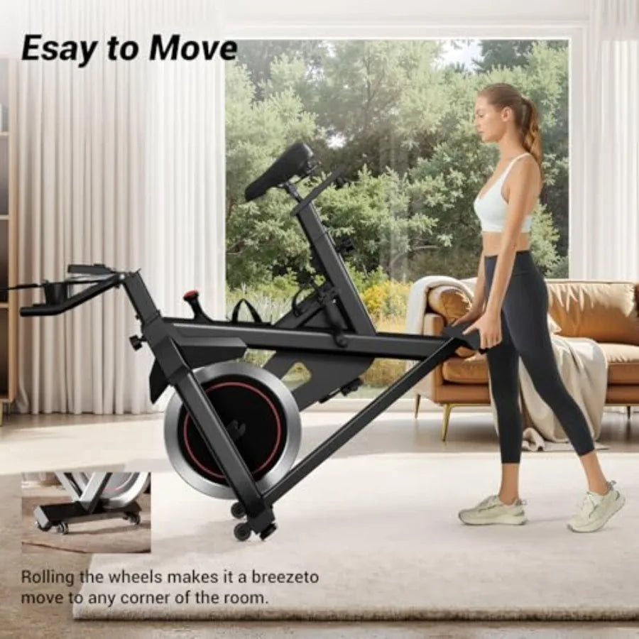 Stationary Exercise Bike for Home Use 300 Lbs Capacity