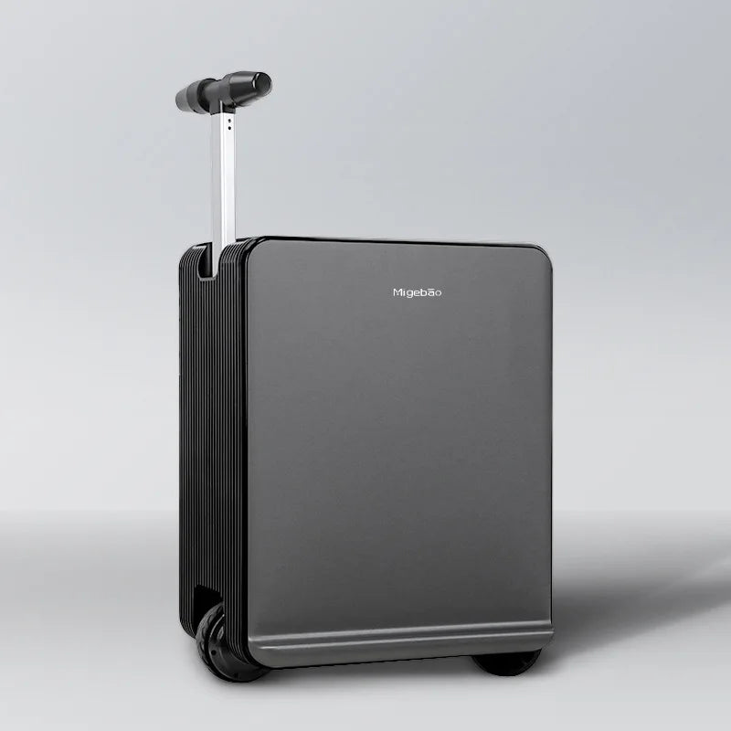 20 Inch Electric Suitcase 40L Large Capacity Boarding Trolley Case With TSA Lock For Men Women Rideable Travel Rolling Luggage