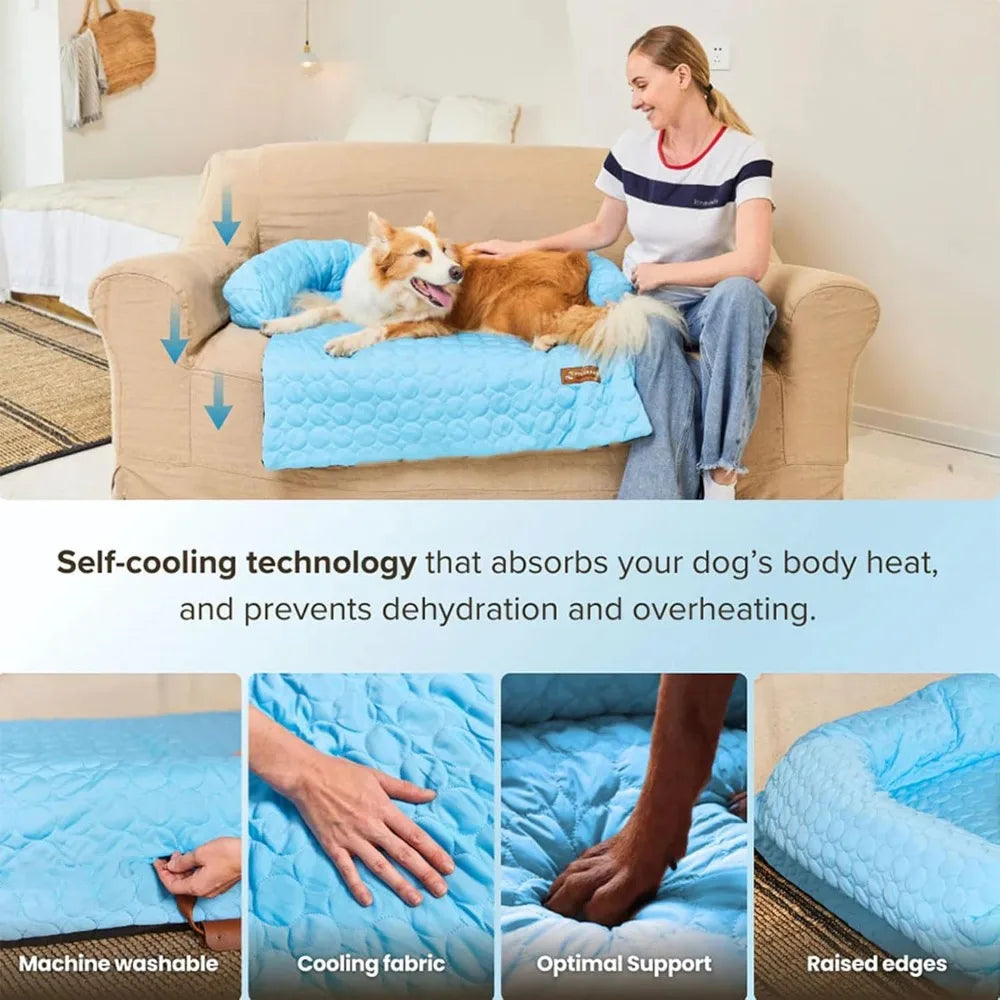 Chill Relief Dog Cooling Mattress Bed Cooler Comfortable Rest