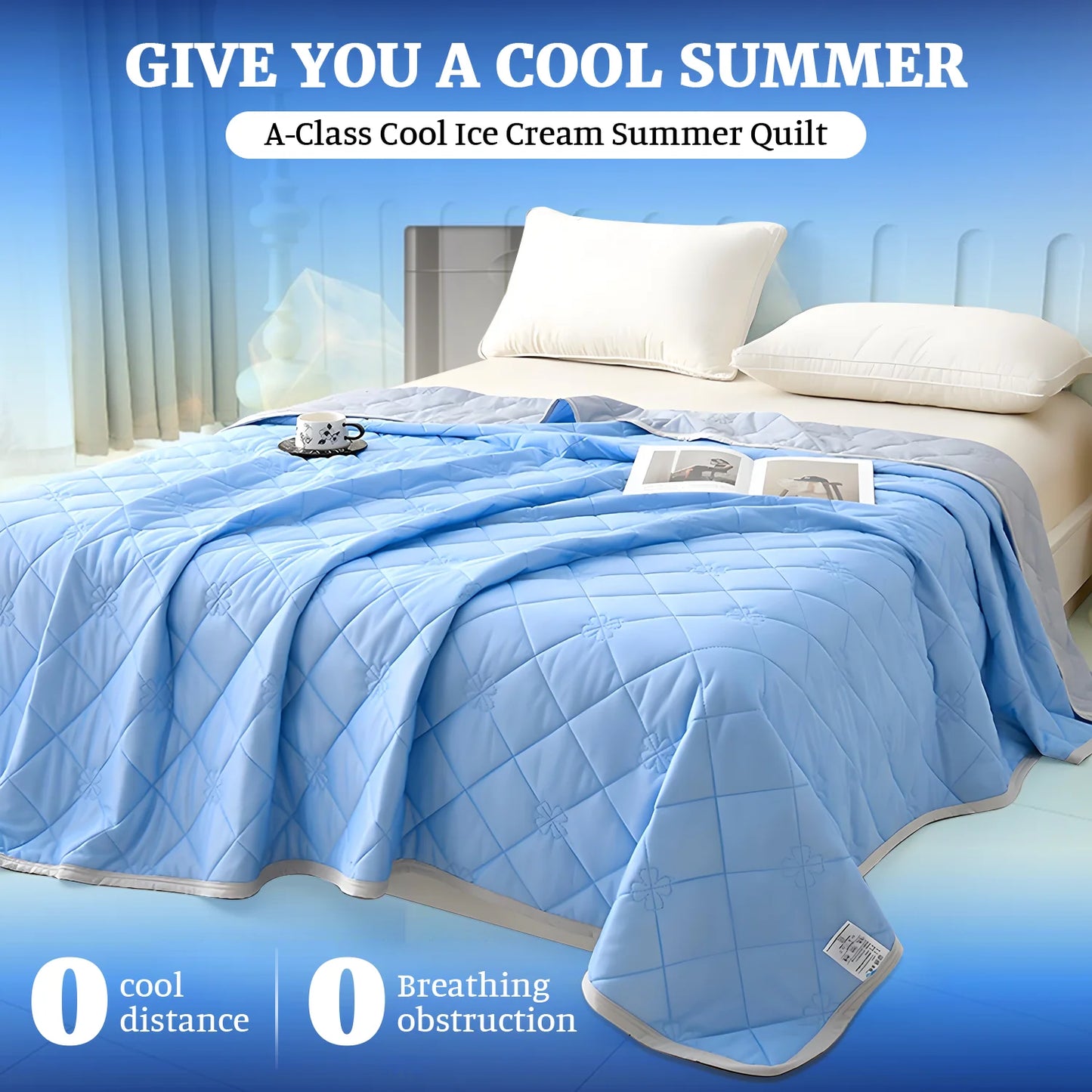 Hubei Ice Cool Throw Blanket Night Sweats All Season