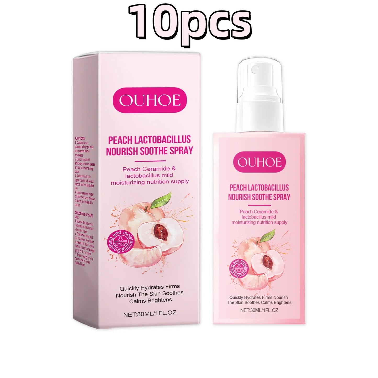 Ouhoe Lactic Acid Facial Mist For Hydration And Oil Control