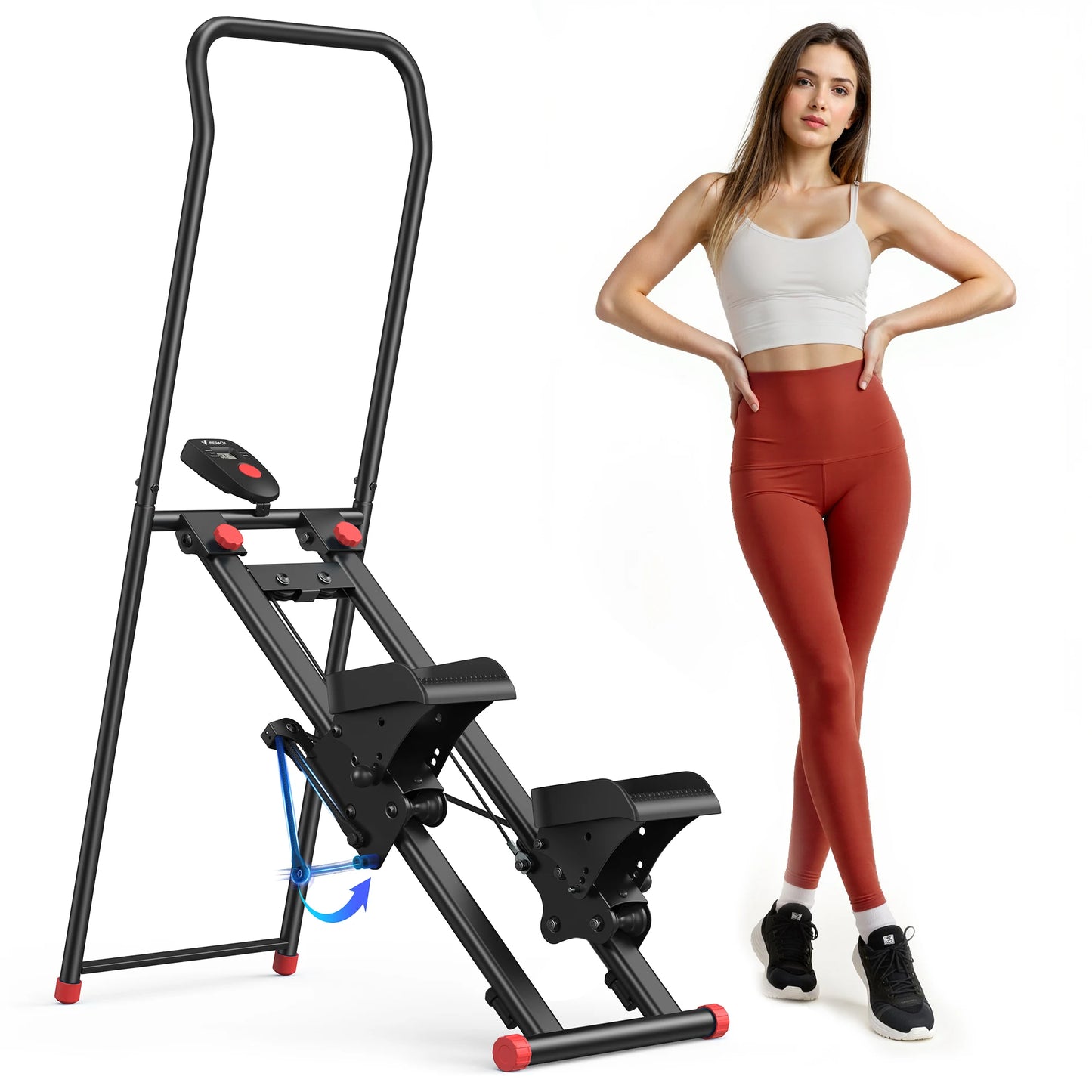 MERACH Stair Stepper for Home Gym Exercise New Version Vertical Climber Machine Full-Body Workout Compact Folding Cardio Stepper