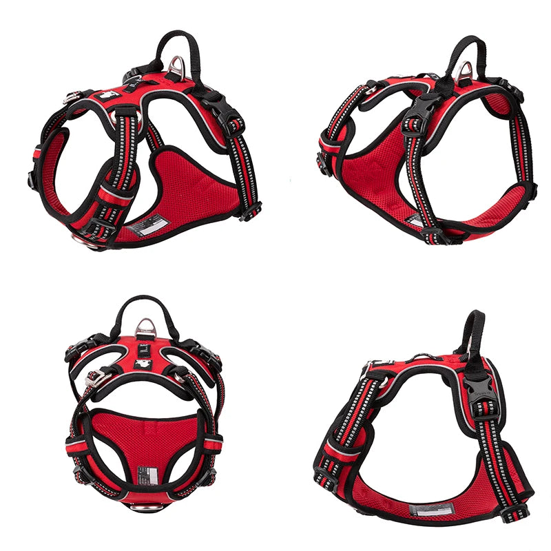 TRUELOVECN Reflective Adjustable No Pull Dog Harness