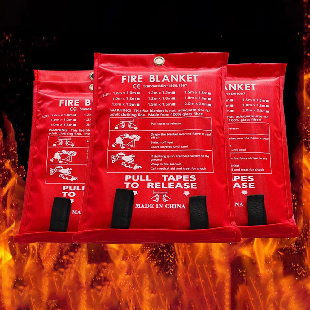 Alloyseed Fire Blanket Fiberglass Flame Retardant Shield