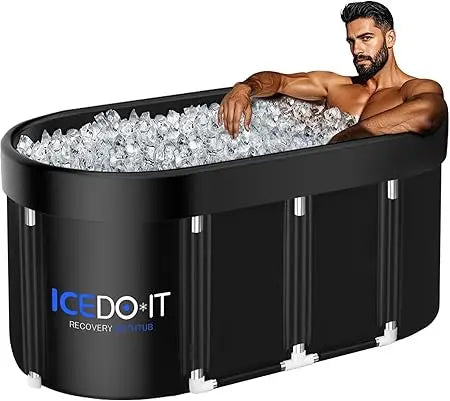 129 Gallon Oval Ice Bath Tub For Post Exercise Recovery