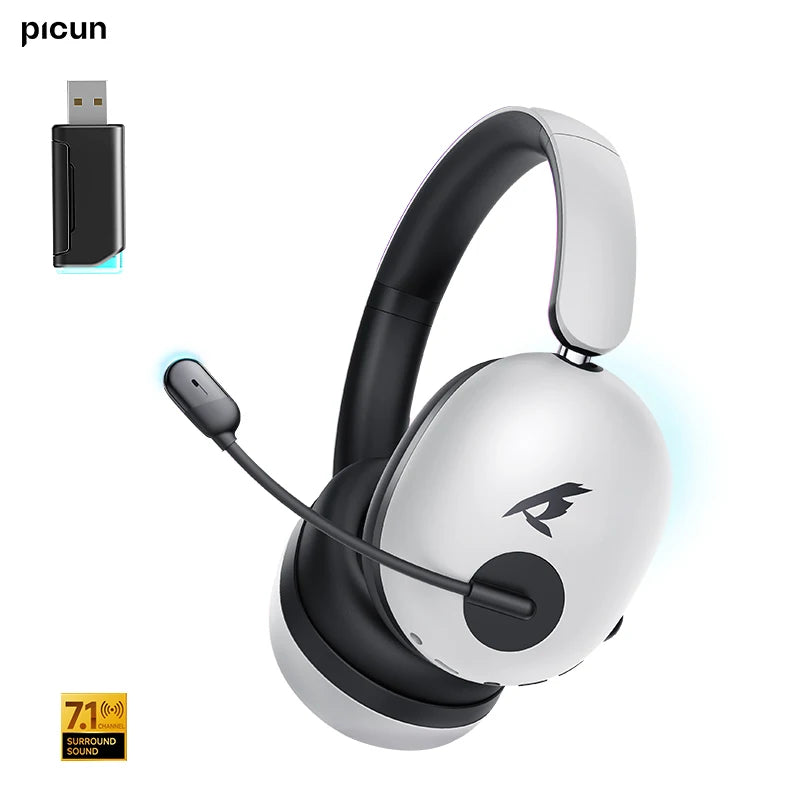 Picun UG10A Wireless Gaming Headset Premium With Mic Over Ear Bluetooth 6 40mm Driver