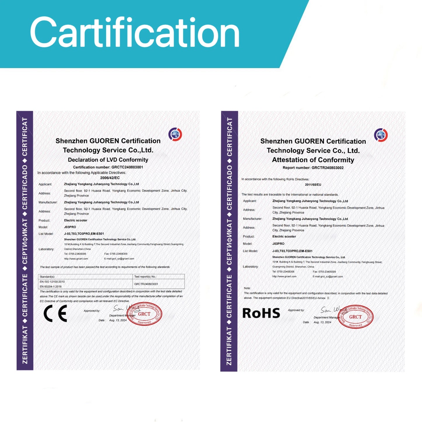 Foldable Waterproof Electric Scooter 36V 350W Smart