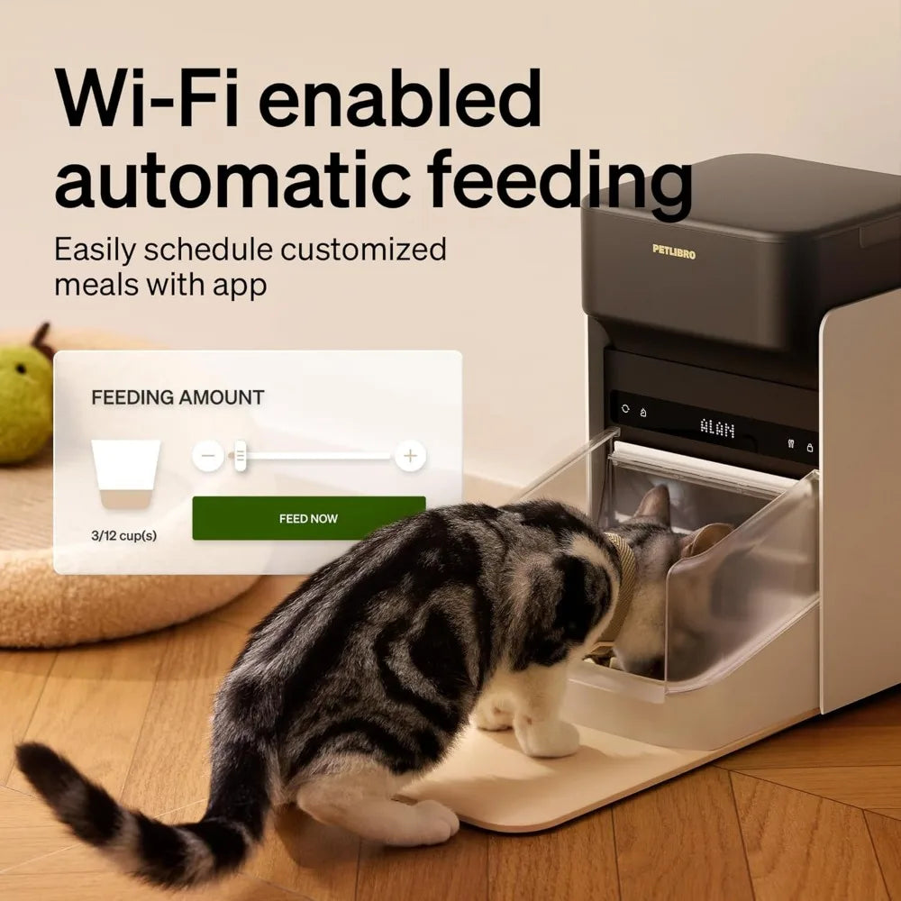 Hign-concerned Chemical Cat RFID Automated Feeder With App Control