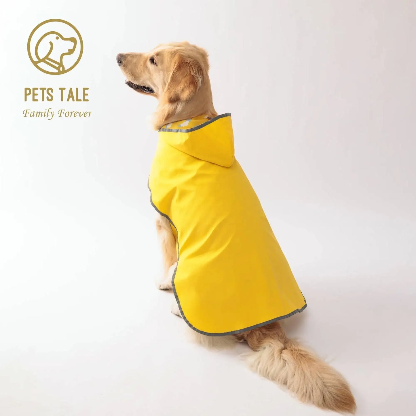 Pets Tale All Weather Dog Raincoat Dual Sided Waterproof