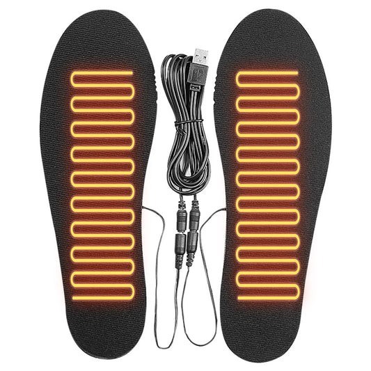 Winter Warm Insoles Heated USB Electric Foot Warming Pad Feet Warmer Pad Mat Outdoor Sports skiing Heating Insoles for Men and W