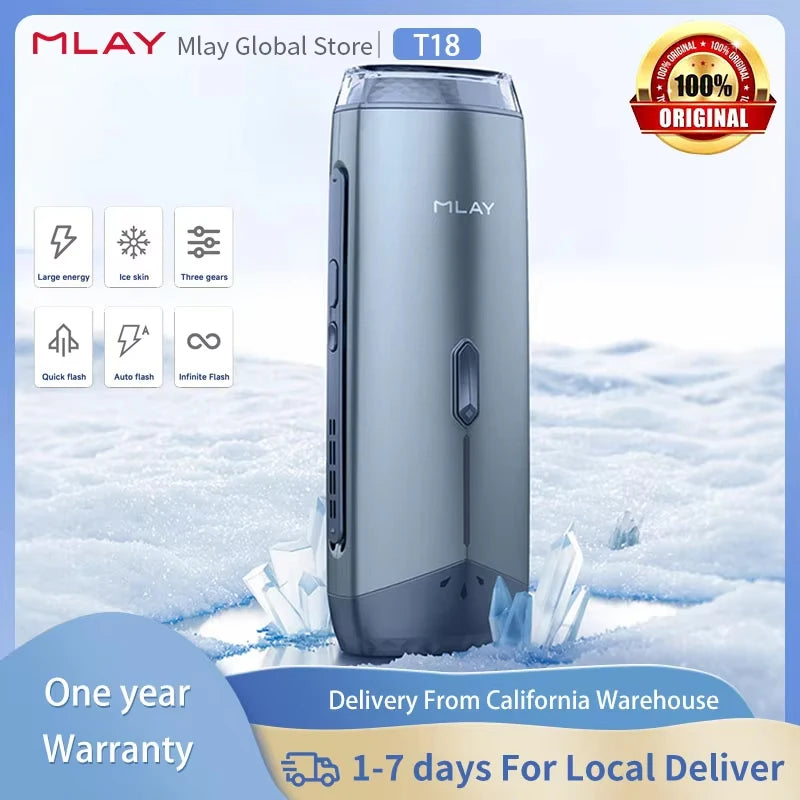 Mlay T18 Ice IPL Hair Removal Device For Home Use