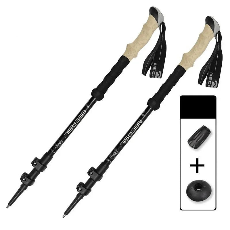 Guangdong G208 Ultralight Telescopic Adjustable Trekking Poles Quick Lock