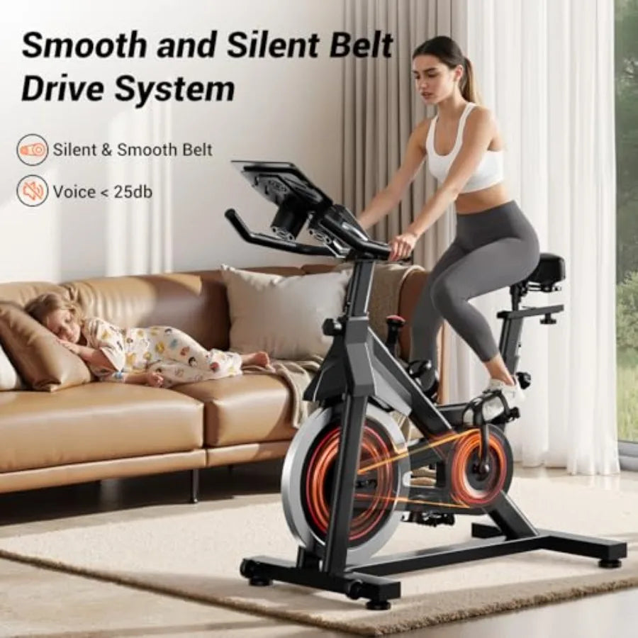 Stationary Exercise Bike for Home Use 300 Lbs Capacity