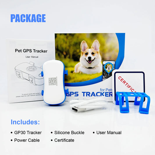 WANWAYTECH 4G Mini GPS Pet Tracker Waterproof Locator