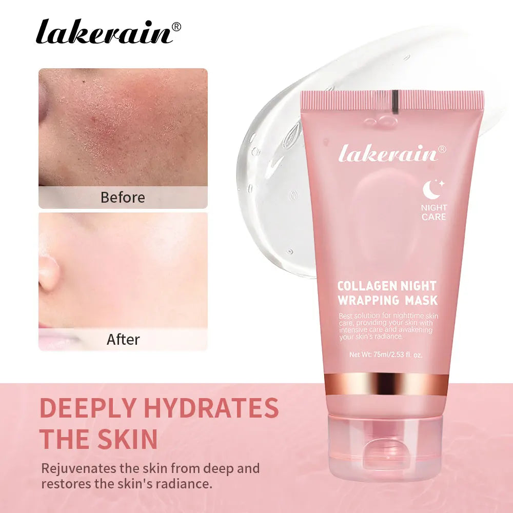 Collagen Peel Off Facial Mask Pore Shrinking Blackhead Removal Oil Skin Rejuvenation Moisturizing Brightening Korean Skin Care