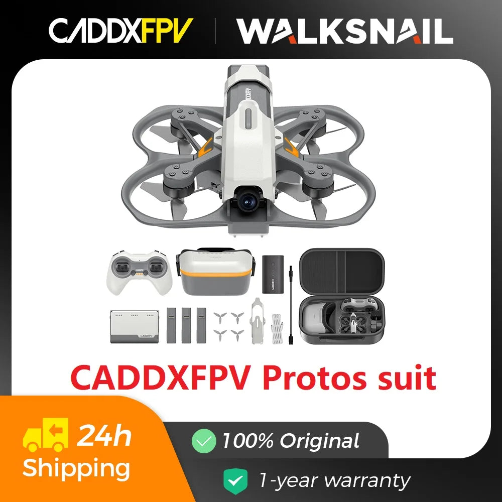 CADDX Protos FPV Drone RTF Kit ELRS Receiver and Goggles