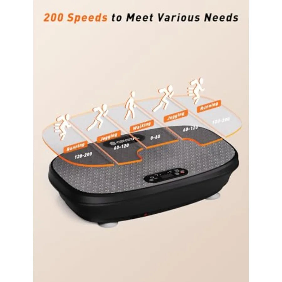 XMSJ Vibration Plate Exercise Machine For Lymphatic Drainage And Workout