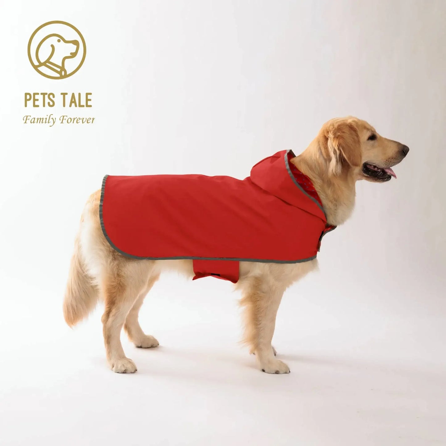 Pets Tale All Weather Dog Raincoat Dual Sided Waterproof