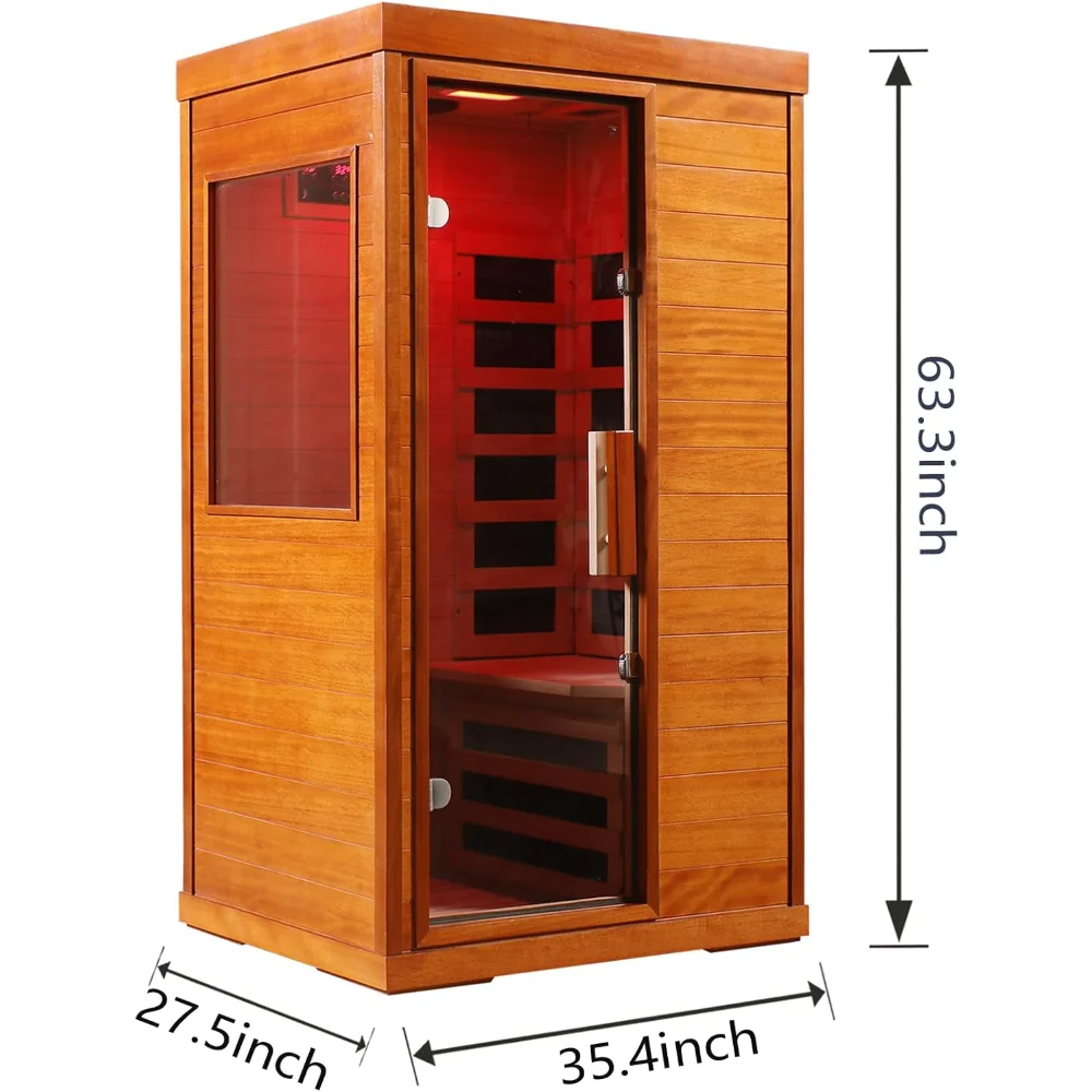 Far Infrared 2 Person Indoor Sauna With Bluetooth Music