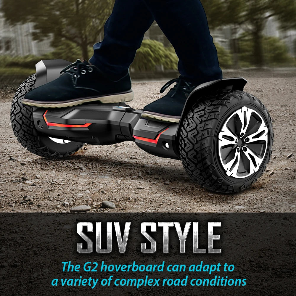 Gyroor All Terrain Selfbalancing Hoverboard Wireless Bluetooth Speakers UL2272 Certified