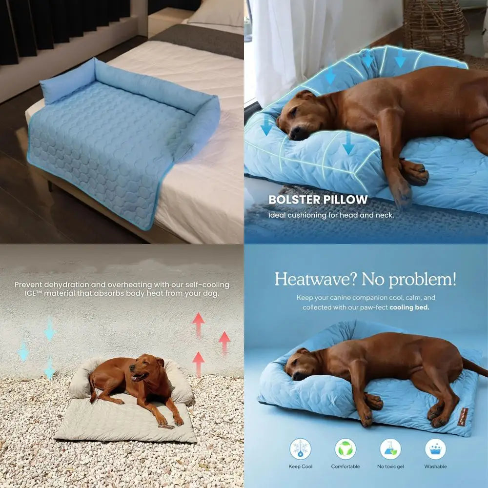 Chill Relief Dog Cooling Mattress Bed Cooler Comfortable Rest
