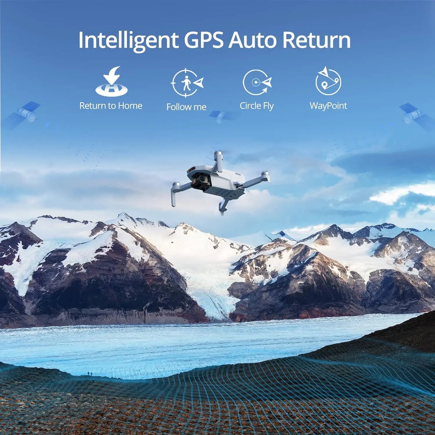 Potensic Atom SE Drone With GPS Auto Return And 4K Camera