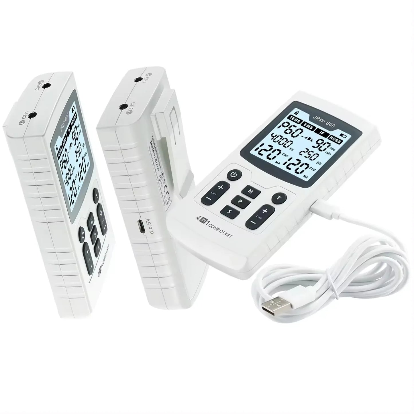 Hmeily 4 In 1 Electric Muscle Stimulator EMS IFT TENS RUSS