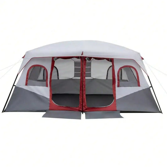 Building Camping Tent Cabin Shelter 10 Person 2 Room Waterproof