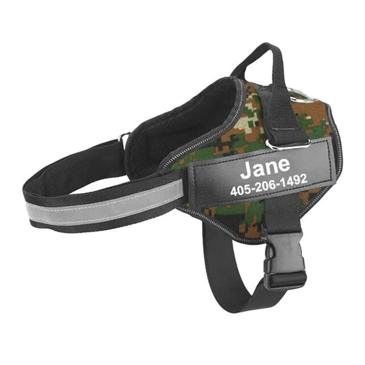 NoyalC Personalized No Pull Reflective Dog Harness Vest