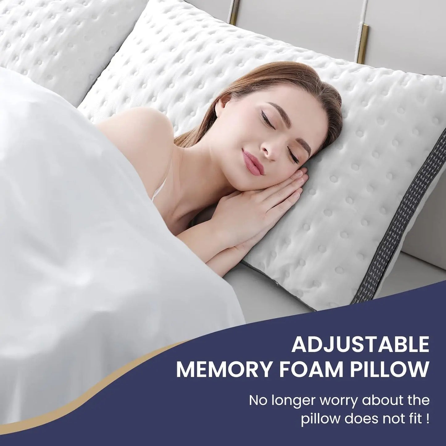 BedStory Cooling Gel Memory Foam Pillows Set 2 CertiPUR US