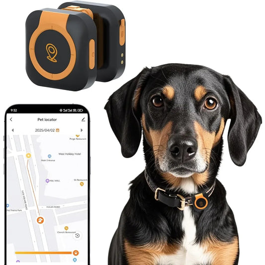 GPS Tracker for Dogs Health Monitoring Collar Compatible