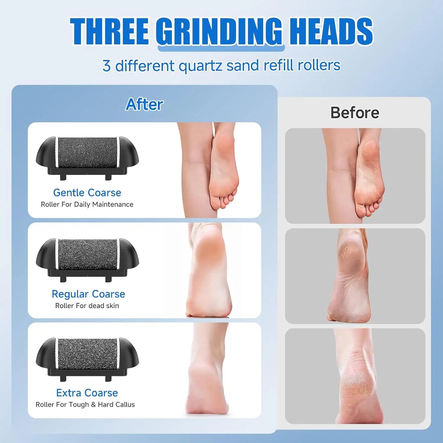 Electric Callus Remover 17 in 1 Pedicure Kit Portable