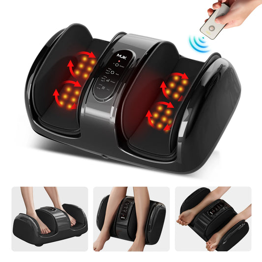 HOMEMASSA Shiatsu Foot Massager With Heat And Kneading