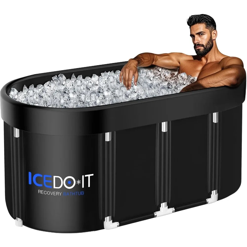 129 Gallon Oval Ice Bath Tub For Post Exercise Recovery