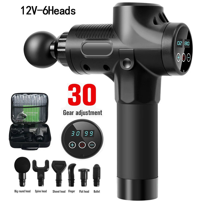 JMC Massage Gun With Hot Cold Head For Muscle Pain Relief