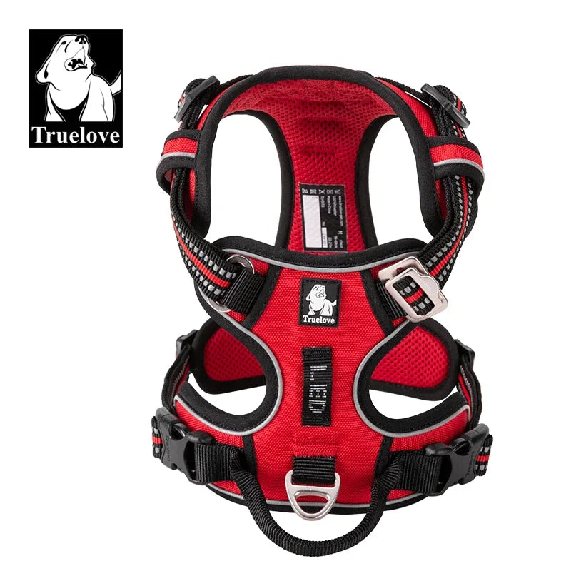 TRUELOVECN Reflective Adjustable No Pull Dog Harness