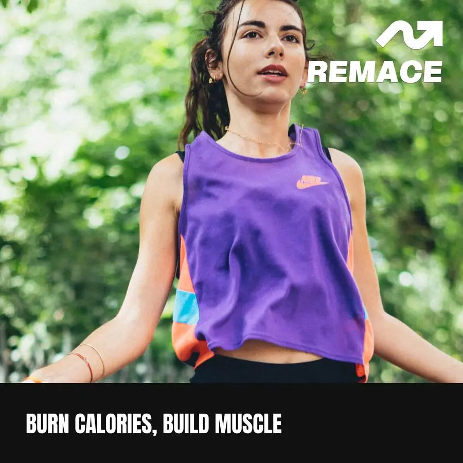 1 Weighted Jump Rope Set 1 4LB, 1 2LB Workout Set for Fitness, Exercise and Boxing Speed Ropes for Beginner to Intermediate Jump