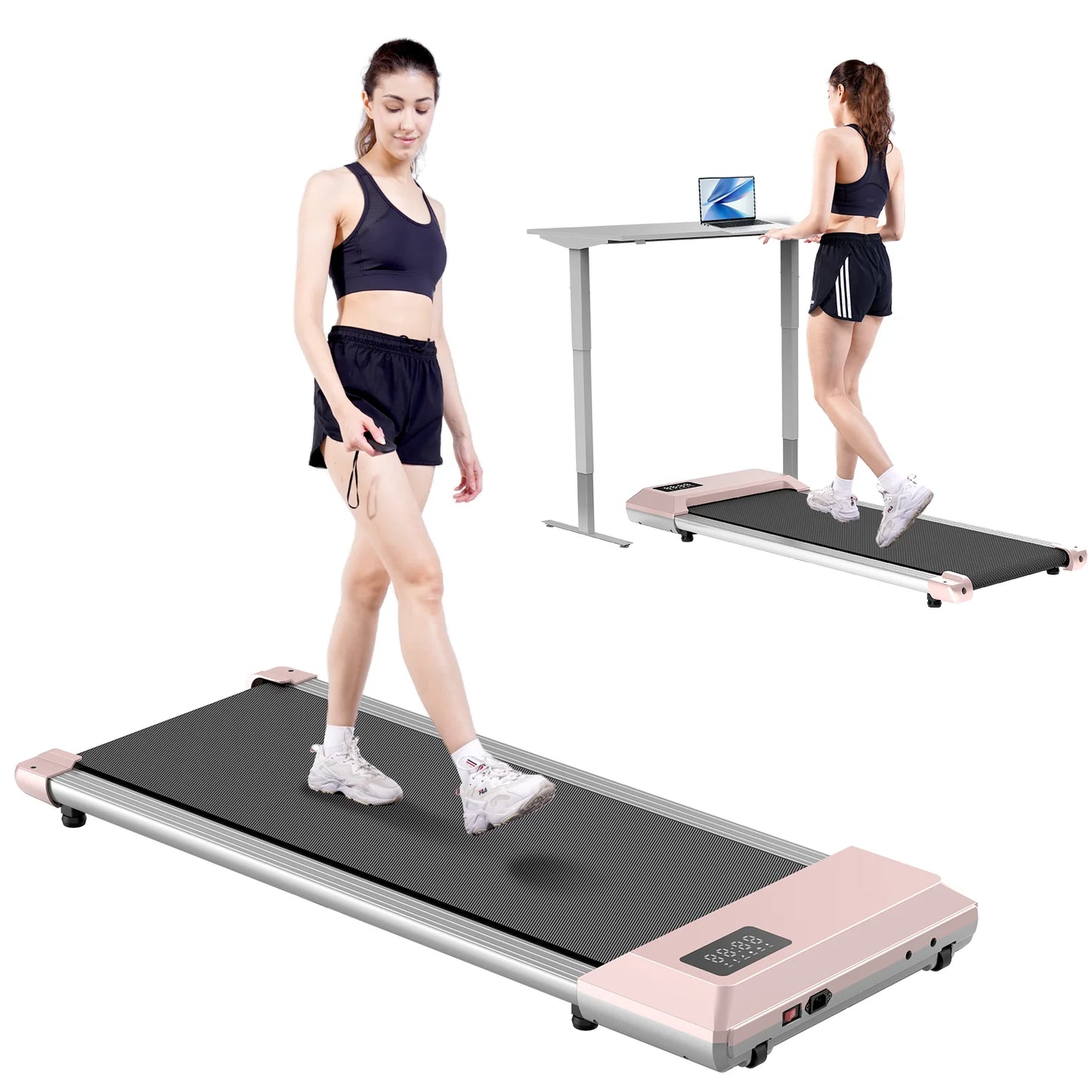 Driving Power 2in1 Walking Pad Treadmill For Home And Office