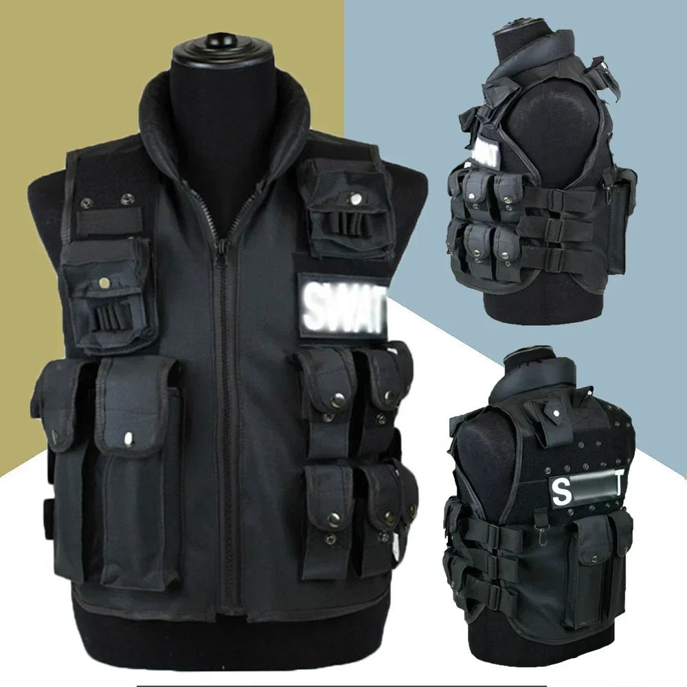 Hign-concerned SWAT Multi Pocket Tactical Vest For Outdoor Training