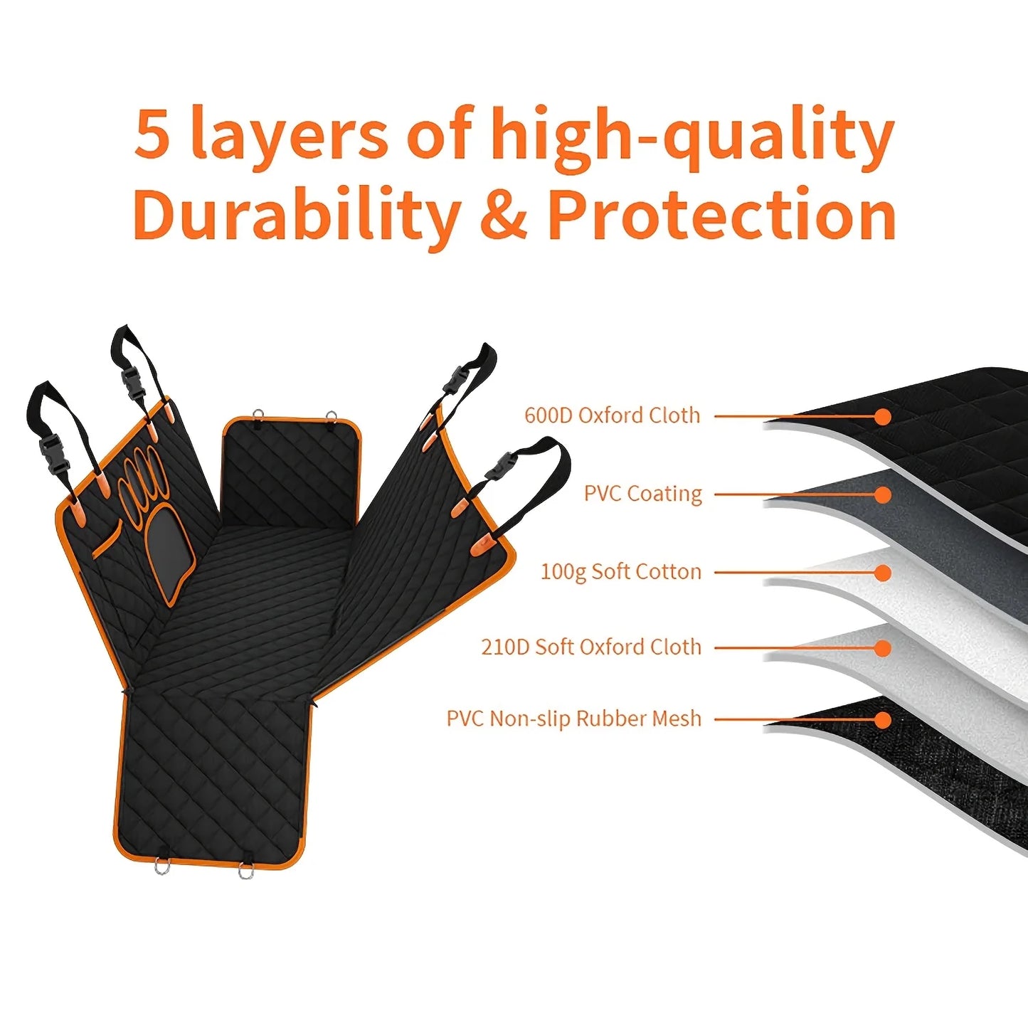 CN Zhejiang Dog Seat Cover Hammock Heavy Duty Waterproof