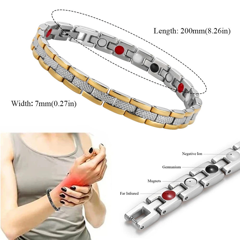 Nantii Magnetic Therapy Bracelet For Women Carpal Tunnel