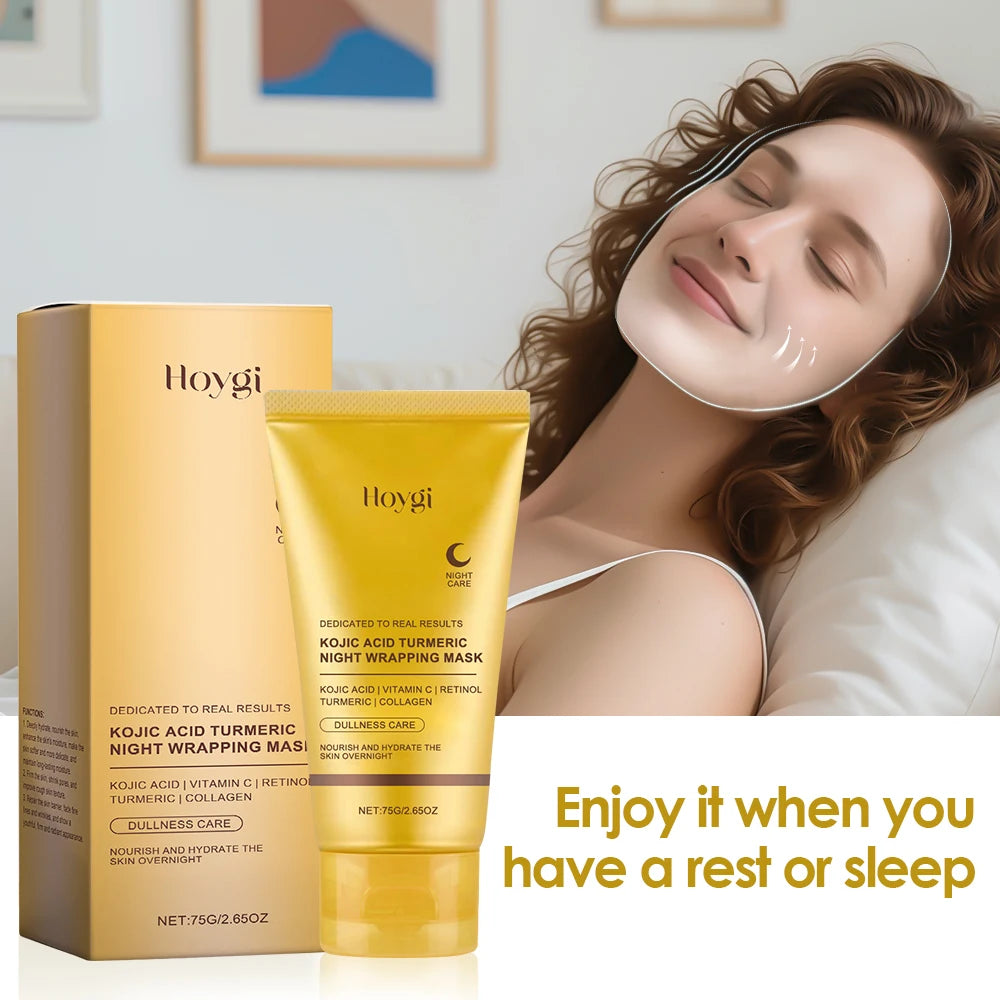 Ms.Dear Kojic Turmeric Overnight Peel Off Mask For Glow Skin