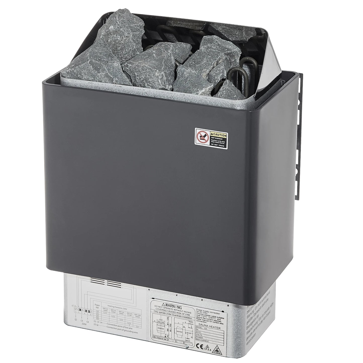 SucceBuy 9 Kilowatt 220V Digital Sauna Heater For Home Spa