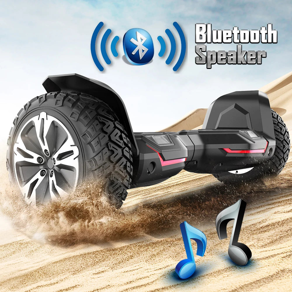 Gyroor All Terrain Selfbalancing Hoverboard Wireless Bluetooth Speakers UL2272 Certified