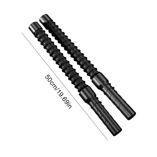 2Pcs Strength Training Bar Non Slip Fitness Throwing Rope Biceps Triceps Strengthener Spring Elastic Training Battle Ropes