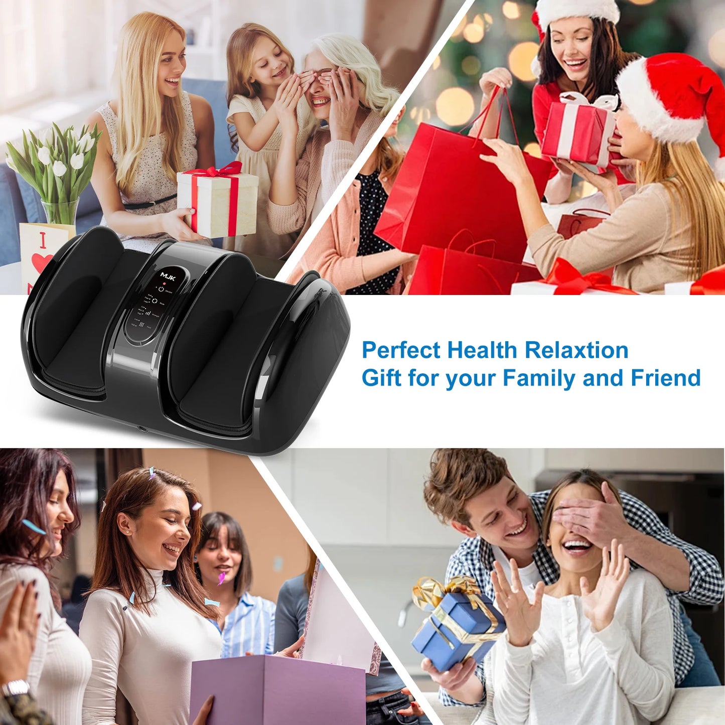 HOMEMASSA Shiatsu Foot Massager With Heat And Kneading