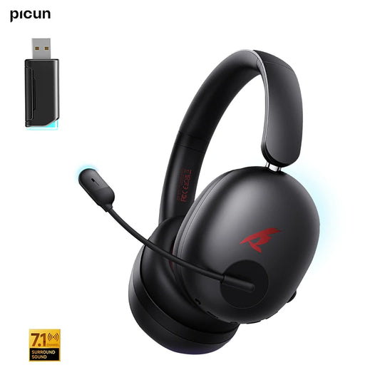 Picun UG10A Wireless Gaming Headset Premium With Mic Over Ear Bluetooth 6 40mm Driver